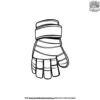 Hockey Gloves Coloring Pages