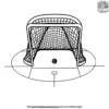 Hockey Net Coloring Pages