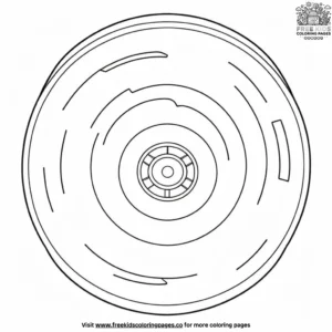 Hockey puck coloring pages