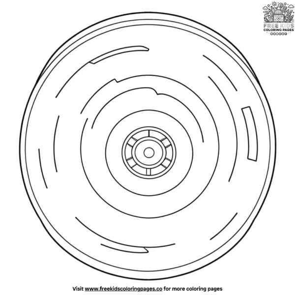 Hockey puck coloring pages