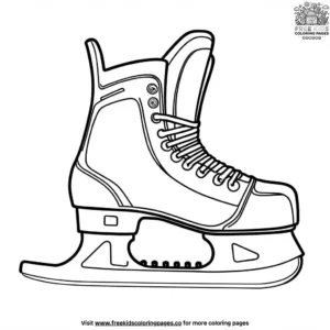 Hockey Skate Coloring Pages