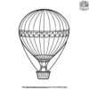 Hot Air Balloon Coloring Pages