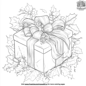 I Love You Gift Box Coloring Pages