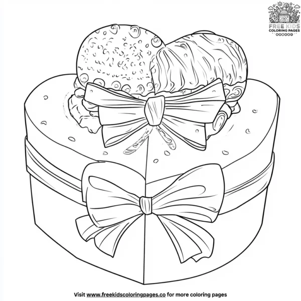 I love you sweet treats coloring pages