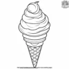 Ice Cream Cone Coloring Pages