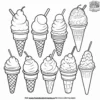 Ice Cream Day Coloring Pages