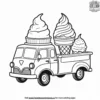 Ice Cream Treats Coloring Pages