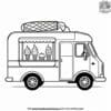 Ice Cream Truck Joy Coloring Pages