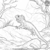 Iguana Escape Coloring Pages