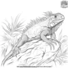 Iguana Island Coloring Pages