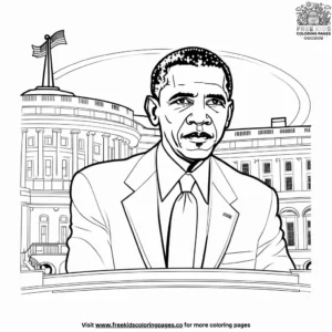 Influential Barack Obama Coloring Pages