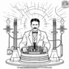 Innovative Nikola Tesla Coloring Pages