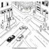 Intersection Inspector Coloring Pages