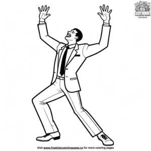 Jazz Hands Coloring Pages