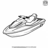 Jet Ski Coloring Pages