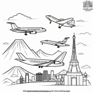 Jetsetter Journeys Coloring Pages