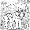 Jungle Safari Coloring Pages