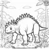 Jurassic Dino Journey Coloring Pages