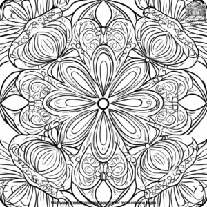 Kaleidoscope Dreams Coloring Pages