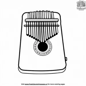 Kalimba Coloring Pages