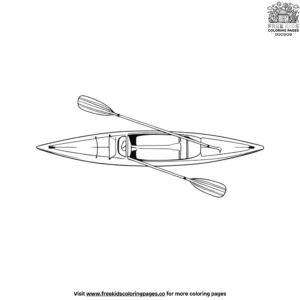 Kayak Coloring Pages