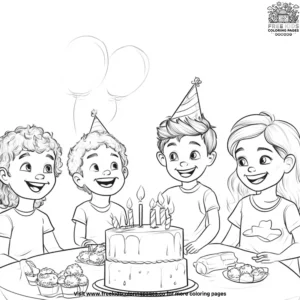 Kindness in celebrations coloring pages