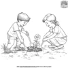 Kindness to Plants Coloring Pages