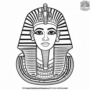 King Tut Coloring Pages