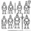 Knights Armor Coloring Pages