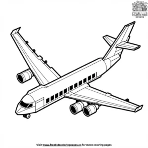 LEGO Airplane Coloring Pages