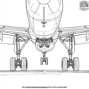 Landing gear coloring pages