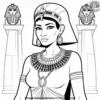 Legendary Cleopatra Coloring Pages