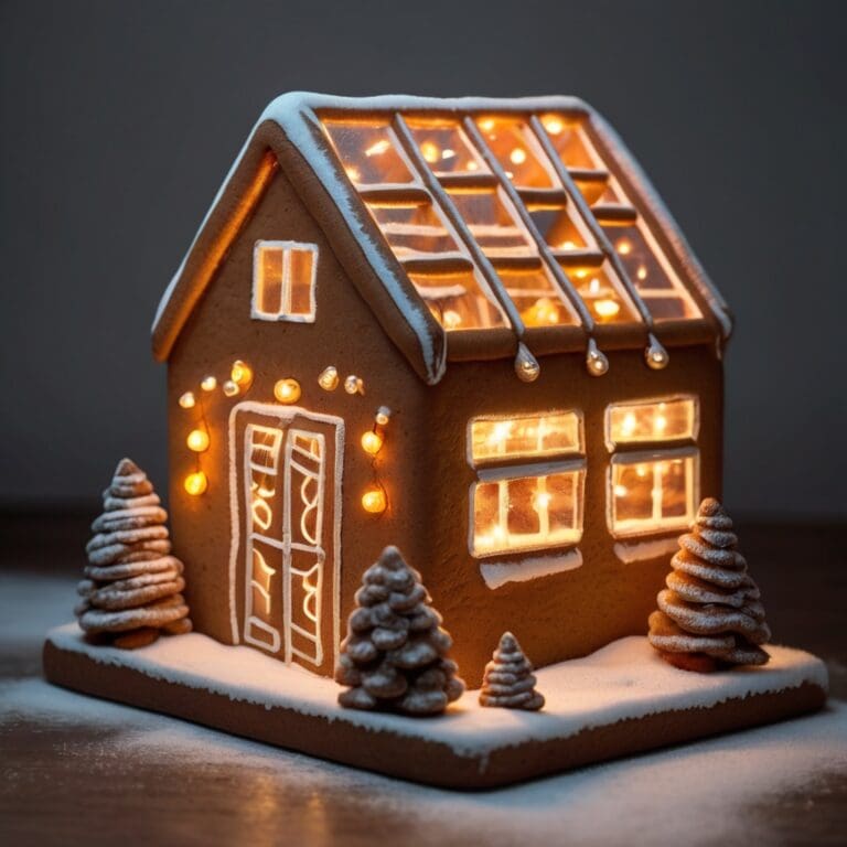 Gingerbread greenhouse