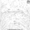 Lizard Lullaby Coloring Pages