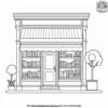 Local Bookshop Coloring Pages