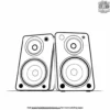 Loud Speaker Coloring Pages