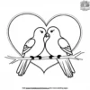 Love Birds Coloring Pages