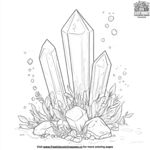 Magical Crystals Coloring Pages