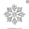 Magical Snowflake Coloring Pages