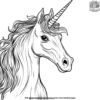 Magical Unicorn Coloring Pages