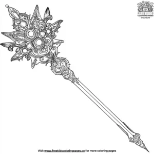 Magical Wands Coloring Pages