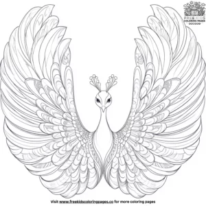 Majestic wings coloring pages