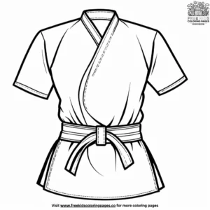 Martial Arts Belt Coloring Pages