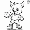 Mascot Mania Coloring Pages