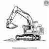 Mighty Excavator Coloring Pages