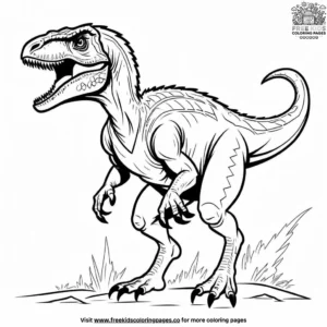 Mighty Raptors Coloring Pages