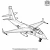 Military Aircraft Coloring Pages