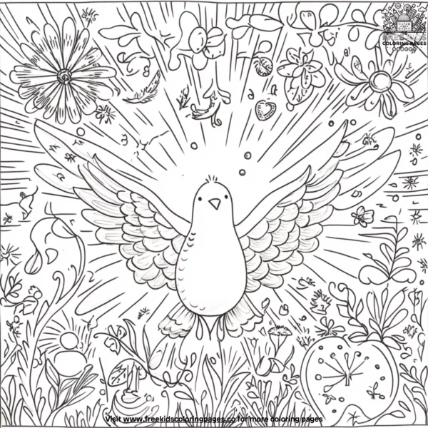 Mindful wishes coloring pages