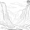 Misty Mountain Gorge Coloring Pages