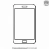 Mobile Phone Emoji Coloring Pages